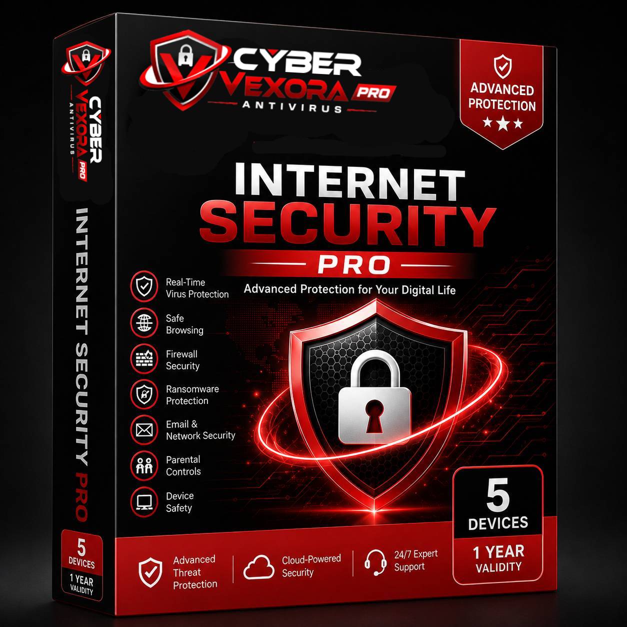 Cyber Vexora Pro Internet Security Plus (3Devices / 1 Year) - Image 2